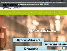 Tablet Screenshot of livingstongroup.it